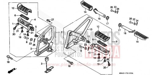 MARCHE CBR600FL de 1990